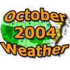 NOAA image of October 2004 precipitation rankings by state.